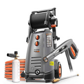 亿力YLQ7580G型自吸式 高压清洗机220V商用洗车机水枪头全铜大功率