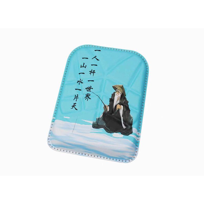 新款加厚坐垫防水加厚坐垫高端钓箱配件通用透气座椅垫pu钓箱坐垫