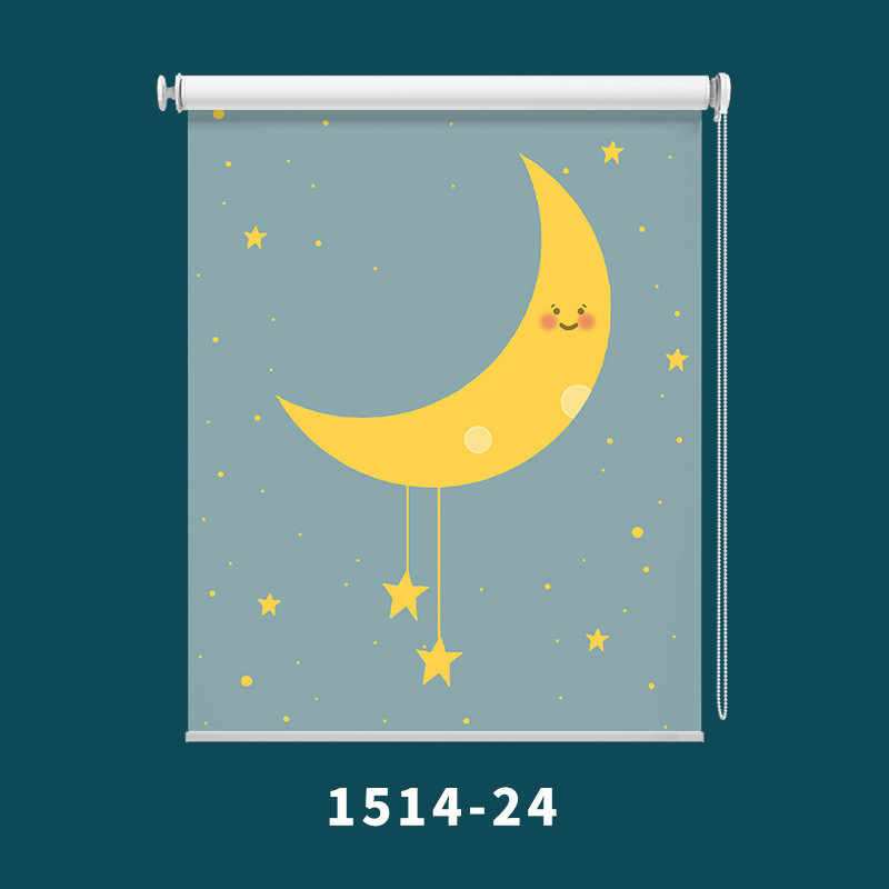 卷遮光卷帘加厚成品免打孔卫生间浴室遮挡帘拉办公室式厨房升降卷