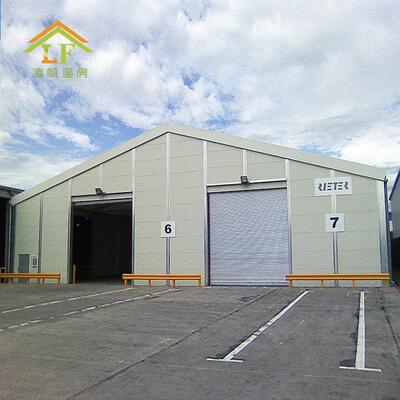 广州篷房厂家出售户外装配式人字形仓储篷房铝合金工业厂房tent