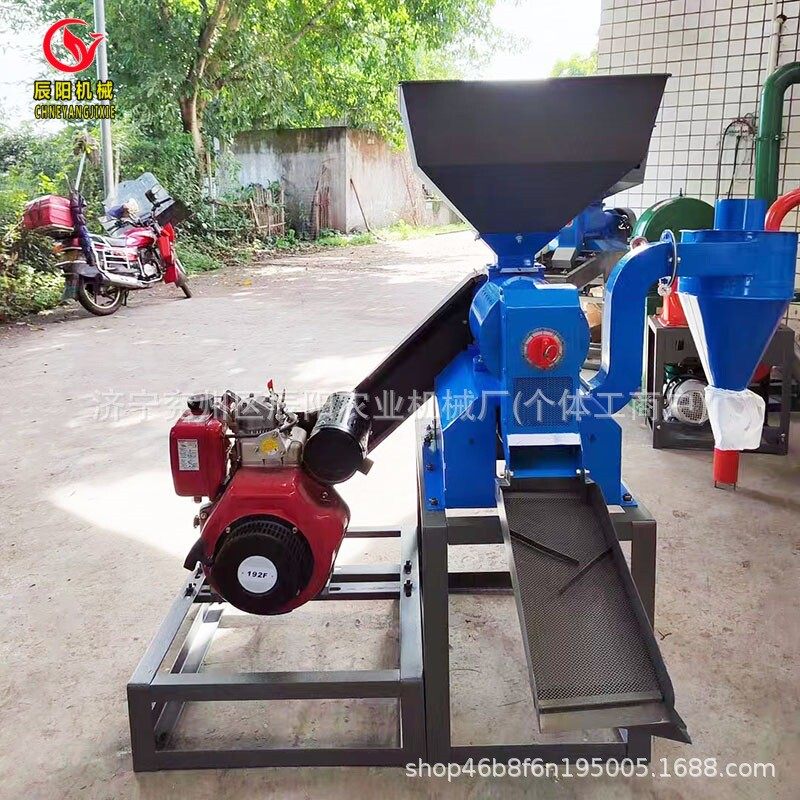 热销2020年新款智能碾米机家用磨米机苞米茬子粉碎机谷子脱皮机热