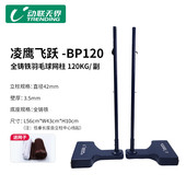 厂家定制羽毛球网柱气排球网架专业室外网架全铸铁可移动式 升降
