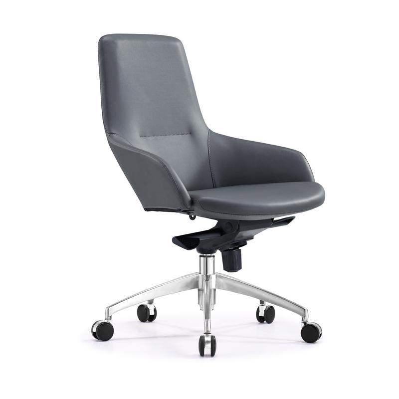 工程学人体简约老板椅商务办公座椅可后仰皮质大班椅中班椅会议椅