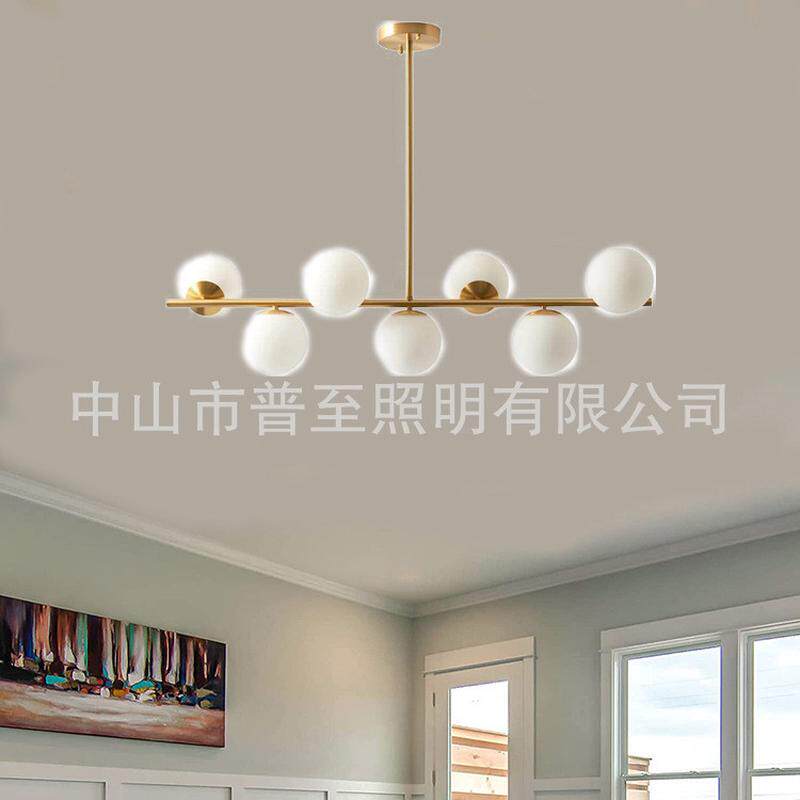 美铁艺工业风吊灯简约现代农舍蜡烛餐厅灯具枝形吊灯美式规欧规