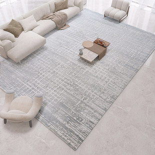 意式寂地毯素色客厅茶几毯侘极简风现代简约卧室满铺高级灰纯色毯