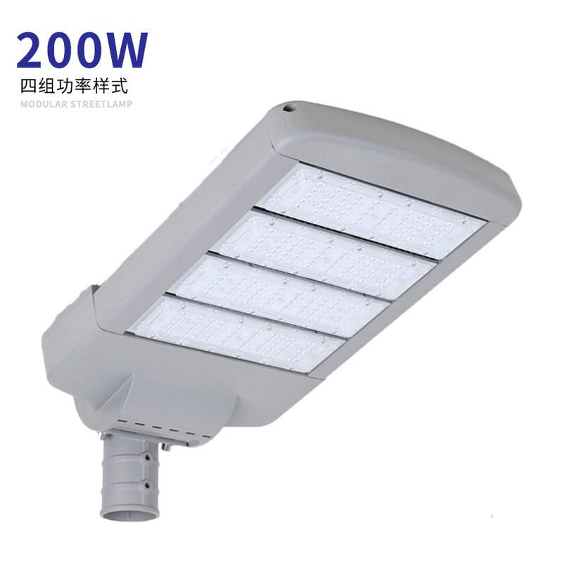 工程投标款led模组路灯头 200W路灯外壳可调角度国标模组路灯框架