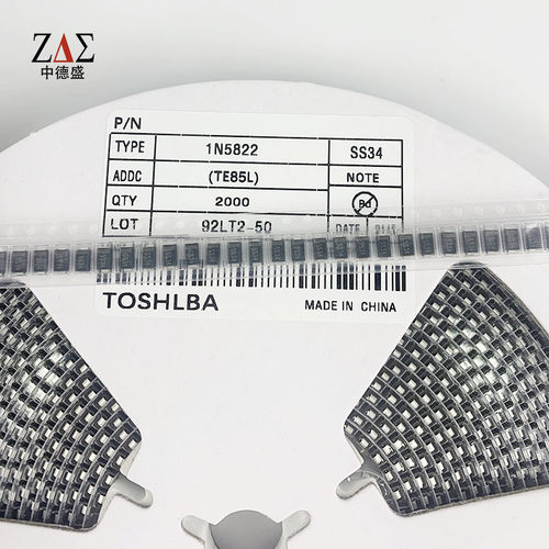 热销肖特基二极管1n5822ss34sma封装do-214ac3a/40v芯片大现货