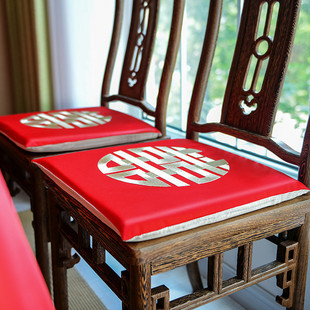 结婚椅垫抱枕新中式喜字坐垫新婚红色婚礼沙发敬茶垫婚庆腰靠跪垫