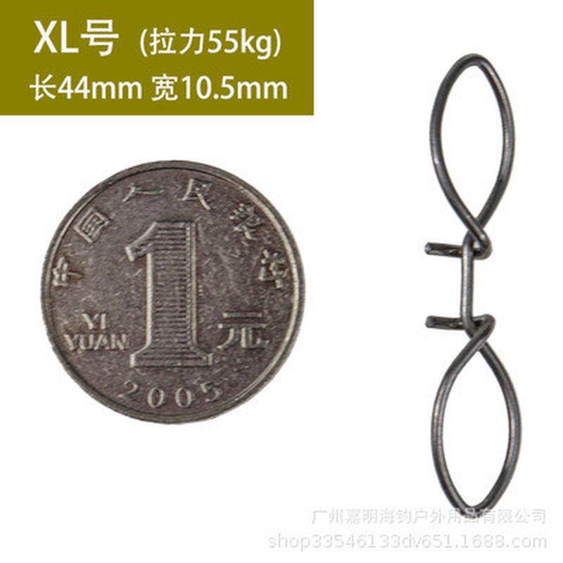 组配大包装魔术别针快速菱形双扣八字环8字环强力连接扣钓批发件
