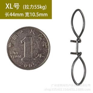 扣别针快速菱形双魔术八字环8字环强力连接扣钓组配件 批发大包装