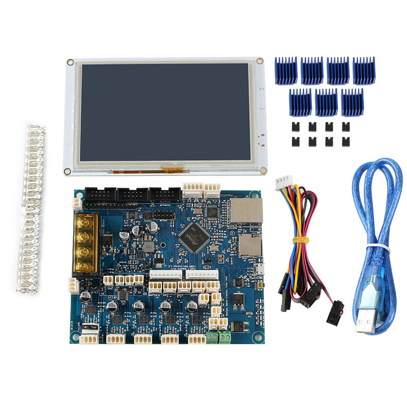 3D打印机克隆Duet2Maestro主板+5.0PanelDue5i集成彩触屏套件