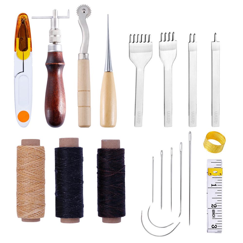 皮革工具套装皮具diy手缝套装皮艺工艺