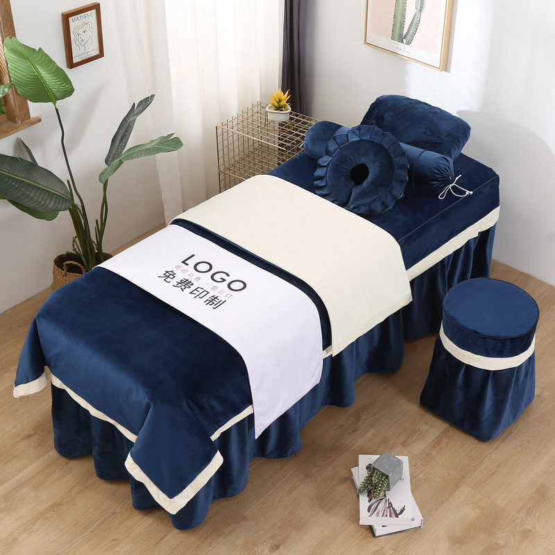 新款高挡立丝绒美容床按摩推拿罩套件-小时代,床上用品,床裙,淘宝优惠券,粉丝福利购,淘宝优惠卷