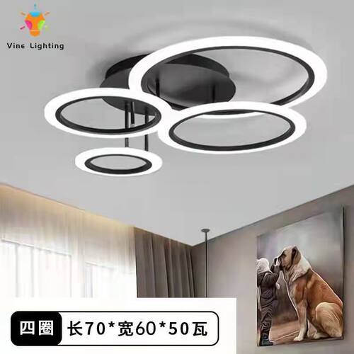 led吸顶灯2022年新款灯具现代简约大气家用卧室灯客厅灯套餐组合