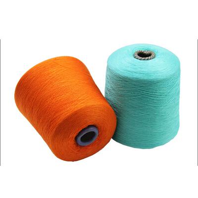 现货批发30s/2曲珠纱冰麻纱尼龙轻体冰丝线30支冰丝有色双曲纱线