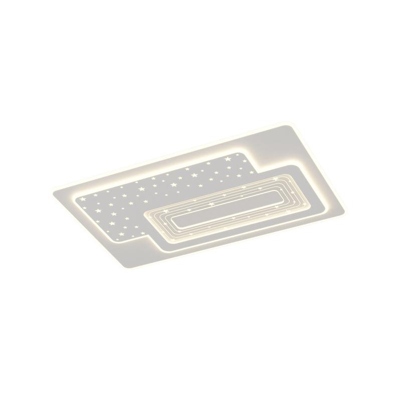 客厅吸顶灯简约长方形创意2023年新款家用主卧室房间方形吸顶灯具