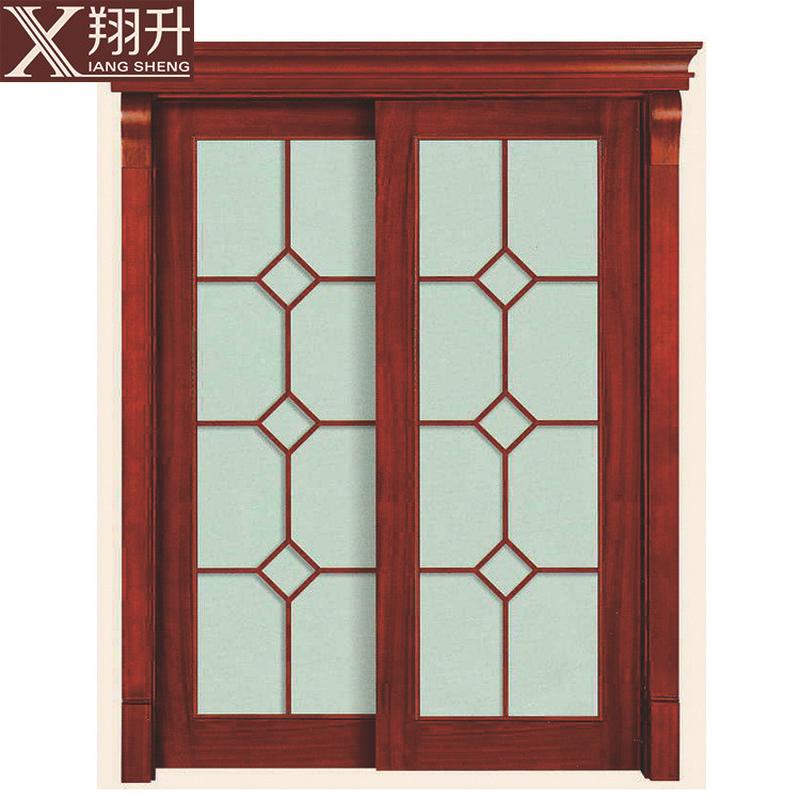 热销木门厂家玻璃推拉门订做整套实木专业阳台卫生间浴室门采光吊