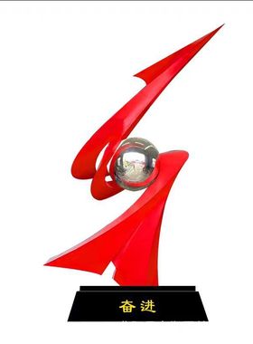 不锈钢校园文化雕塑大型学校公园售楼处创意抽象落地摆件景观小品