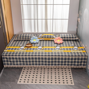 新款批发全棉防滑老粗布床单垫东北大炕床垫塌塌米炕垫炕盖