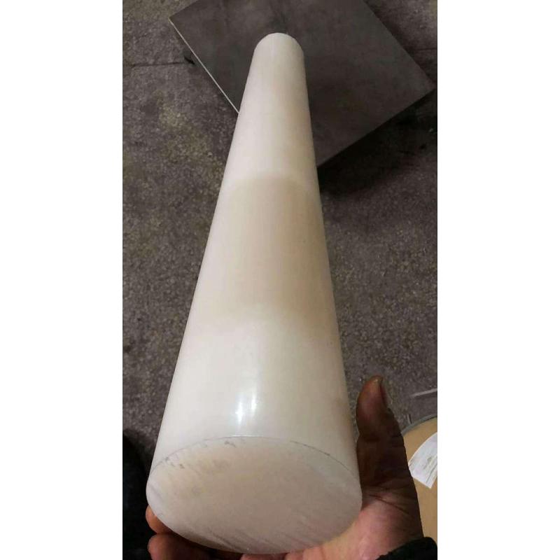 现货国产pvdf高压乳白色半透明树脂棒耐圆棒聚偏二氟乙烯pvdf棒