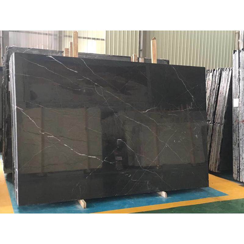 厂家直供天然大理石黑别墅地板墙体楼梯背景墙窗台白根家装工程