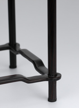 明式花几花架紫光檀花小型花几盆架底座艺术实木花架几红木包邮