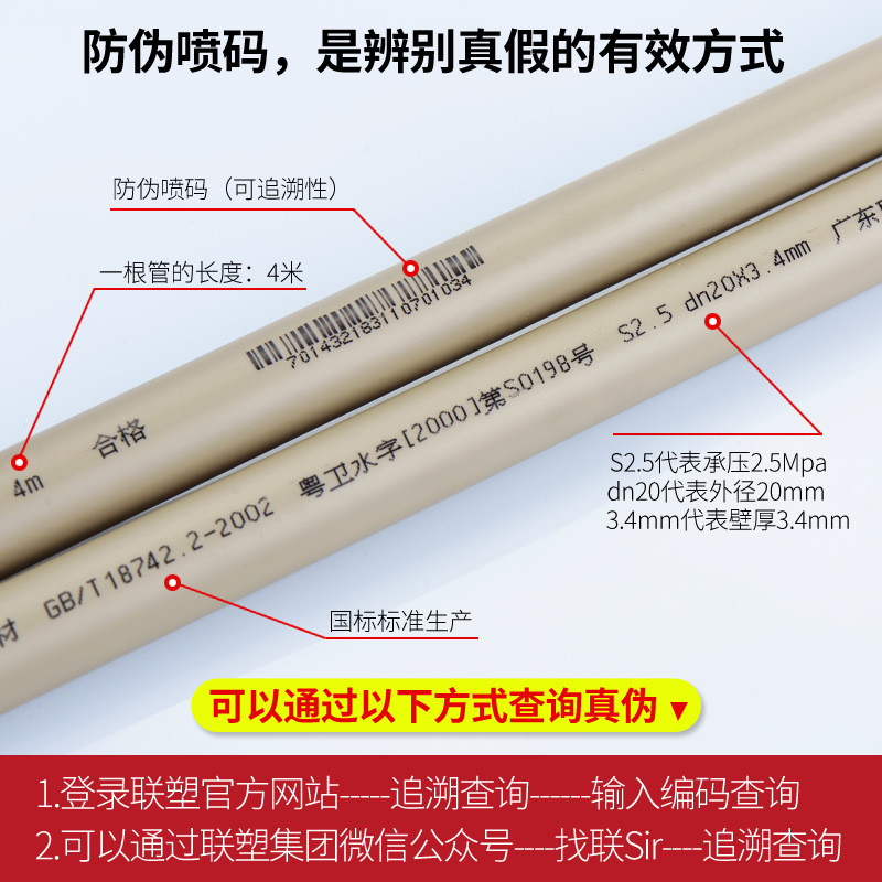 联塑盘管弯头冷热水管直通ppr管202532家装热熔ppr管联塑批发