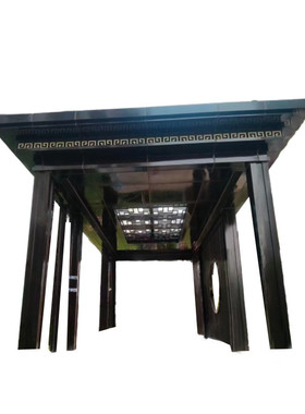 不锈钢景观廊架雕塑钢结构长廊架亭子廊户外金属遮阳棚不锈钢雕塑