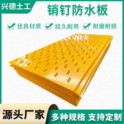 厂家供应销钉防水板hdpe聚乙烯加固板建筑施工防水销钉防水板