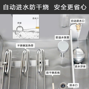 来蒸箱龙智能6/8/10/12/24盘蒸饭柜商用电热蒸饭车单双门全自动宝