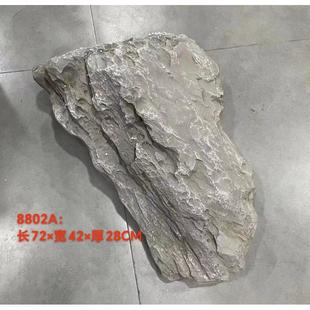 造景水石园林景观软装仿真假山石日式假山青石玻璃钢英德石