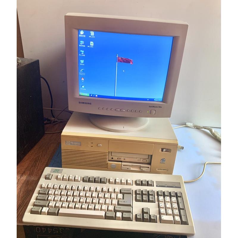 老式大头显示器老电脑老显示器可使用CRT显像管电脑 14寸15寸17寸