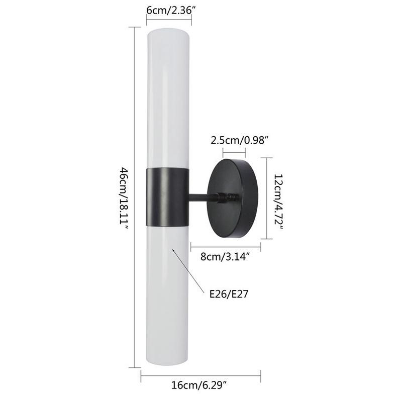 后现代黑色创意个性简约卧室床头灯客厅北欧轻奢壁灯吧台酒店壁灯