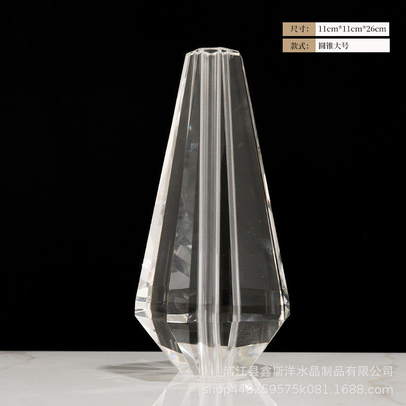 简约水晶台灯售楼部客厅民宿样板房配件前台大厅销售中心工艺品