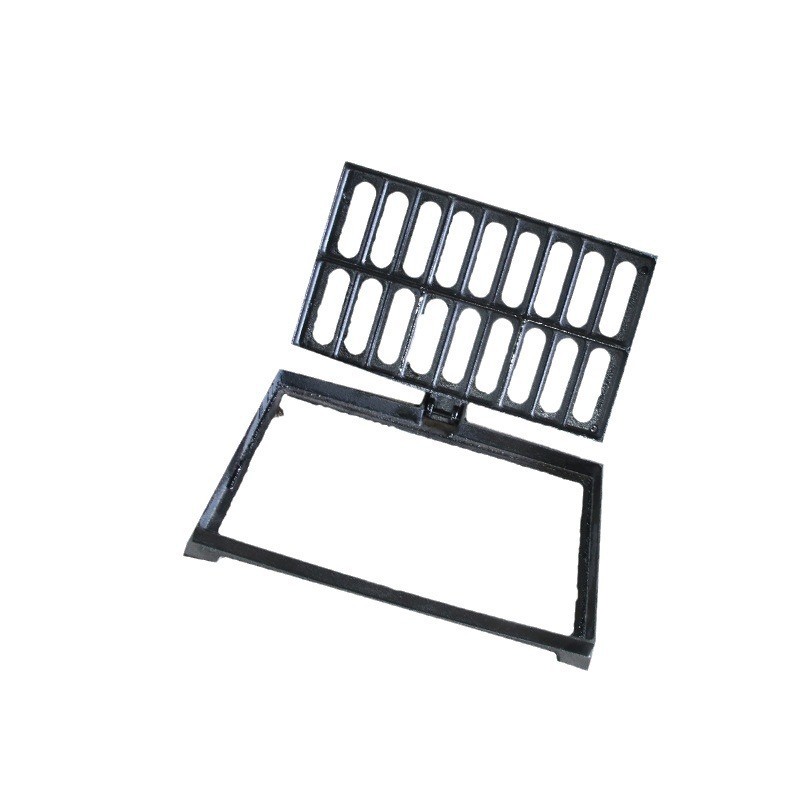 球墨铸铁篦子球墨铸铁篦篦子单双雨水套篦防尘降排水沟盖板