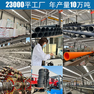 金复合管现货hdpe市政排污管pe水管新料聚乙烯pe管钢丝网骨架伟