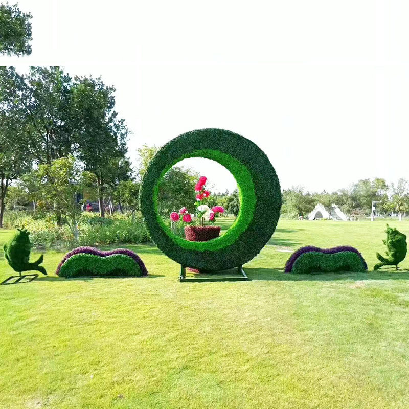 绿雕造型制作仿真植物绿雕大型公园仿真工艺品景观仿真绿雕植物
