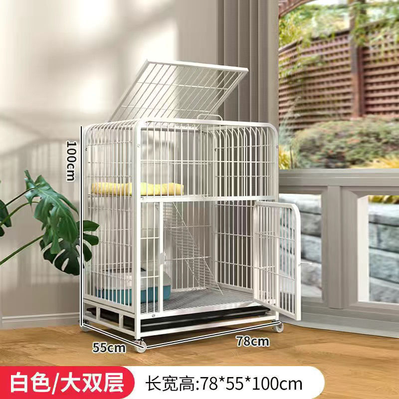 y2r猫别墅猫笼家用超大猫舍猫咪笼子室内大号宠物猫窝房子特佳