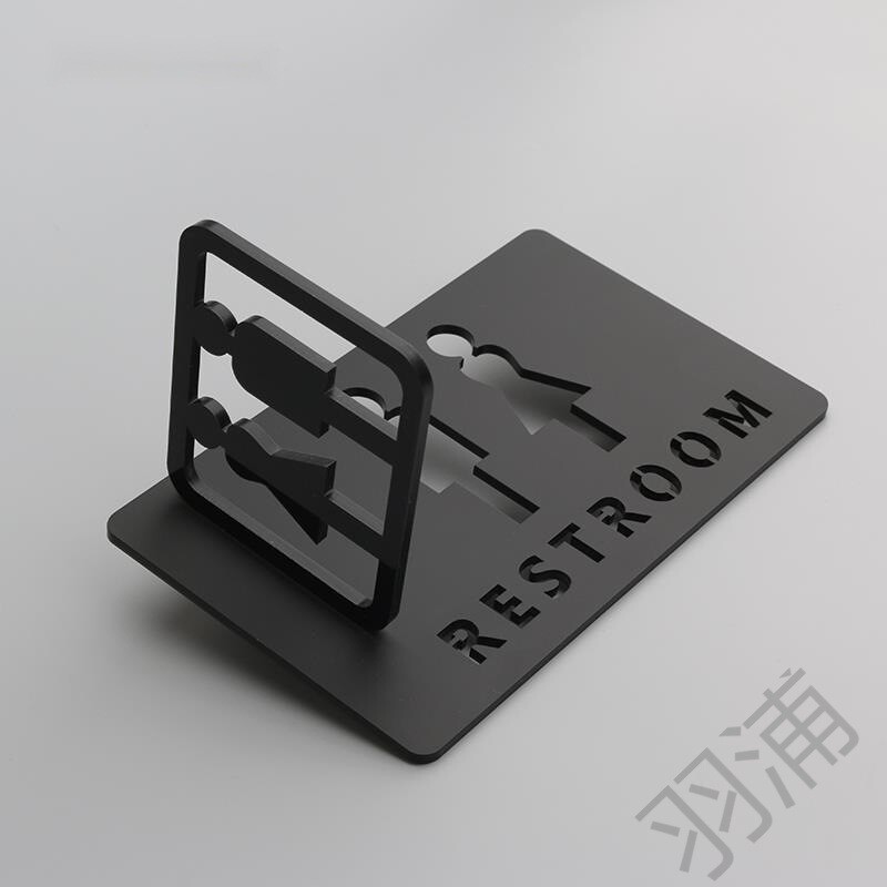 热销侧装标志牌提示牌洗手间标识牌创意厕所热销浴室指示牌卫生间