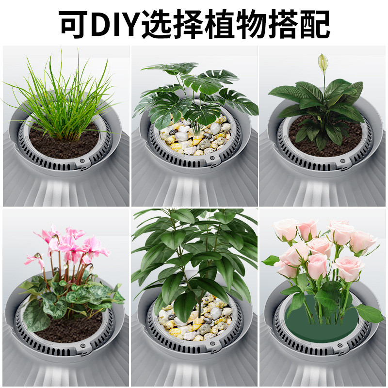 新款宠物用品超大号隐藏式植物猫砂盆全封闭智能除味猫厕所
