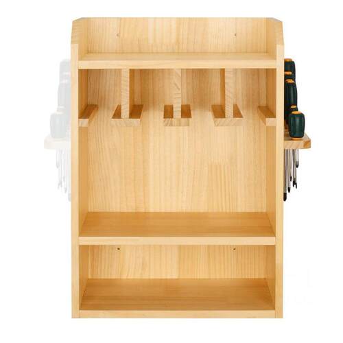 电动工具收纳整理箱木制工具壁挂式架多层置物架
