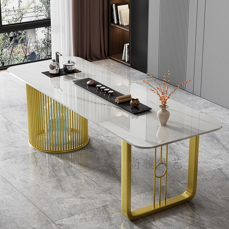 岩板支架大理石茶桌桌腿不锈钢办公桌桌脚餐桌桌架大板桌子腿轻奢