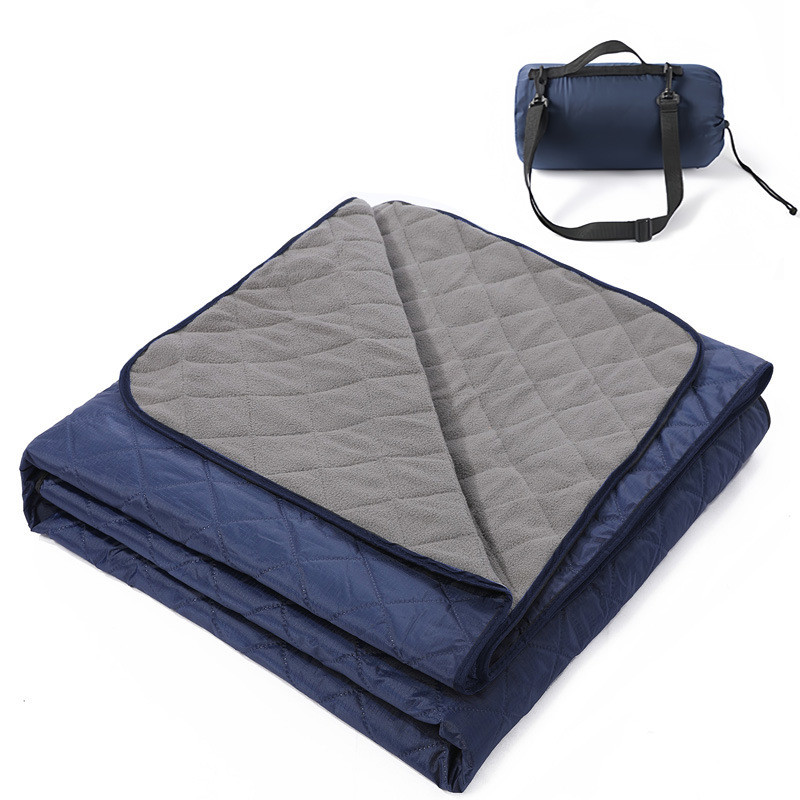 防水地垫野餐垫便携户外露营毯加大加厚防潮垫多功能旅行毯摇粒绒