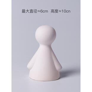 素坯陶艺陶瓷茶杯碗盘子釉下彩素花瓶素烧坯坯素坯