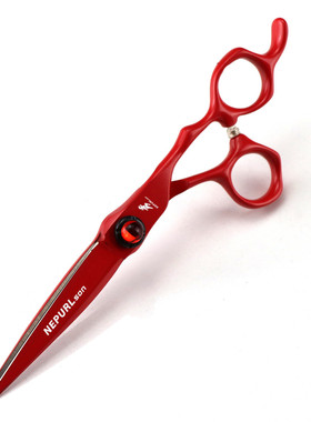 6.0寸红色fsg-02水谷款神行者美发剪刀理发剪刘海剪平剪