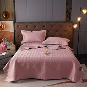 轻奢60支天丝枕套盖三件套空调被夏凉被盖毯夹棉床单单床床上用品