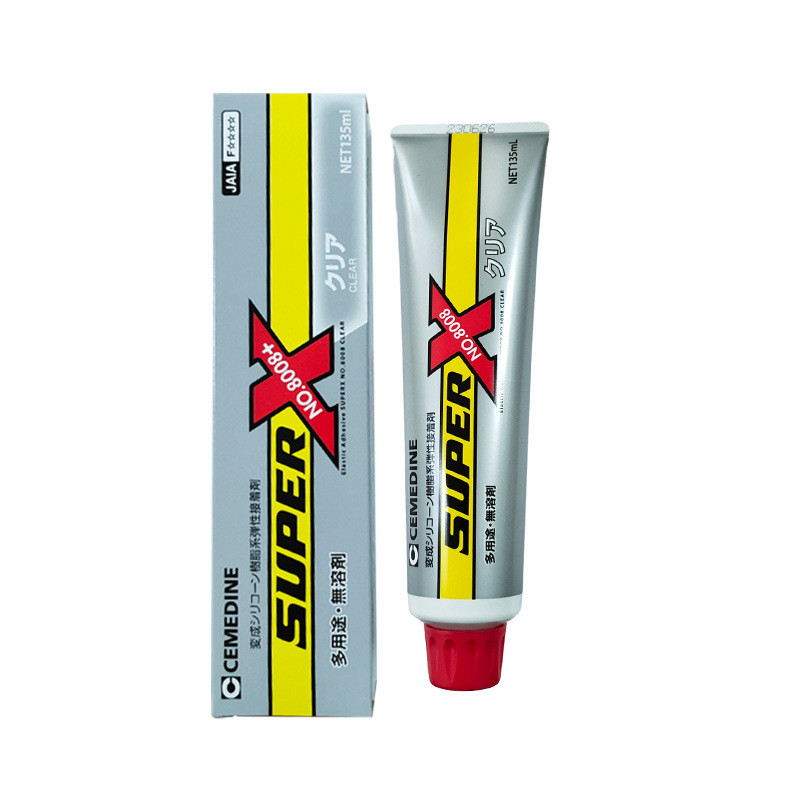 现货施敏透硬8008superx超级弹性硅橡胶电子密封万能胶黑白打