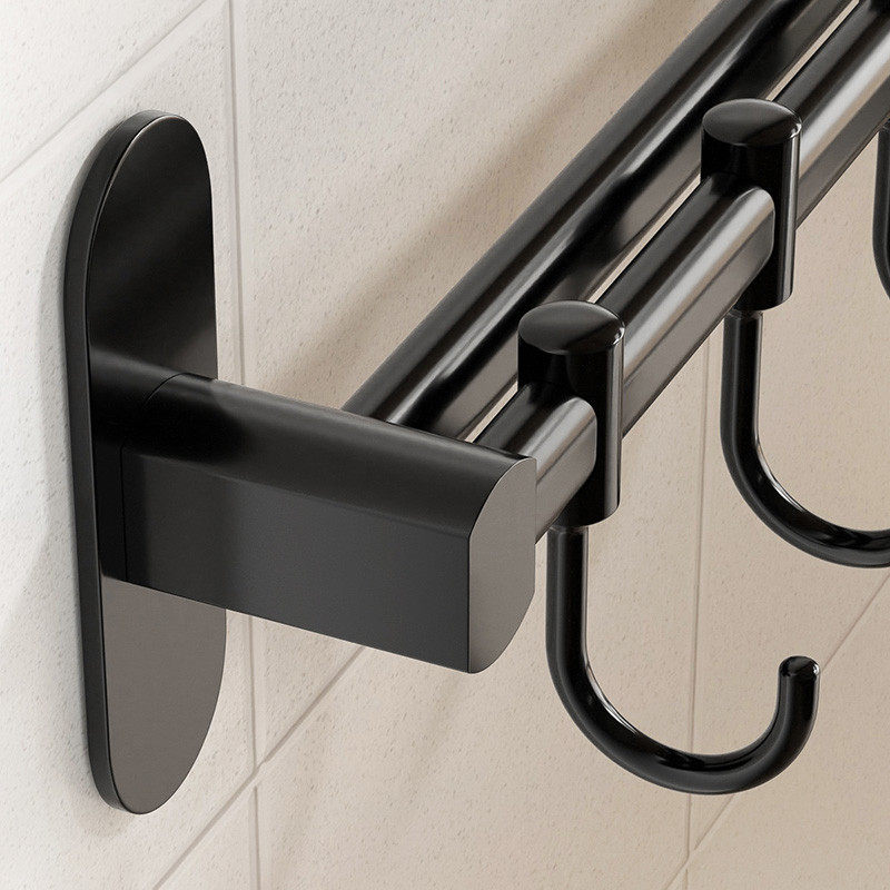 不锈钢厨房挂钩架免打孔挂杆排钩勺子铲子挂架置物架厨具收纳壁挂,家装主材,支架挂钩,淘宝优惠券,粉丝福利购,淘宝优惠卷