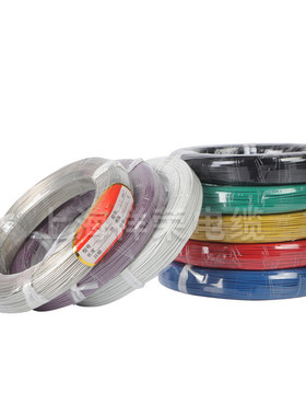 氟塑料高温电线ff46-1镀锡0.2/2.5/0.5/感地平方线铁氟龙高温线