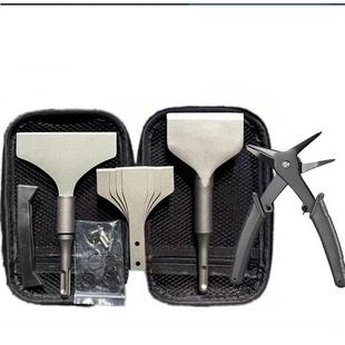 电锤铲刀17件套40cr钢工具4个替换刀片瓷砖砖石砖和混凝土石工凿